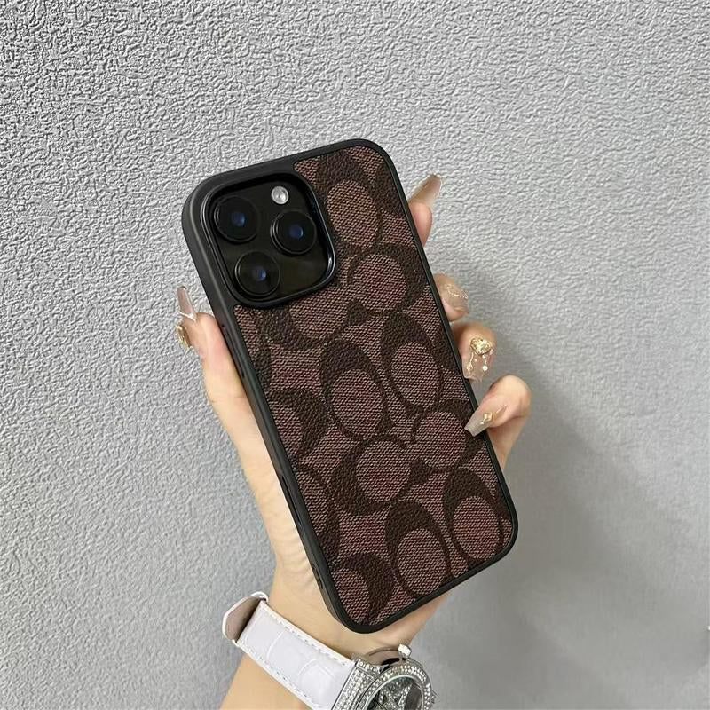Suitable for Iphone 17,16, 15, 14, 13, 12, 11 Pro Max, High-End Leather Pattern Phone Case, Iphone 16 Plus, 15 plus Leather Phone Case for Both Boys and Girls, Shockproof Phone Case