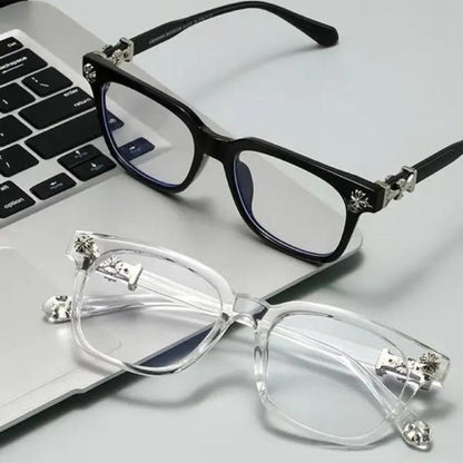 Unisex Blue Light Blocking Glasses with Flat Lenses