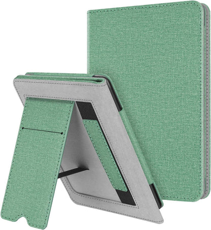 Fintie Stand Case for 6" Kindle Paperwhite (Fits 10Th Generation 2018 and All Paperwhite Generations Prior to 2018) - Premium PU Leather Sleeve Cover with Card Slot and Hand Strap, Cloudy Marble