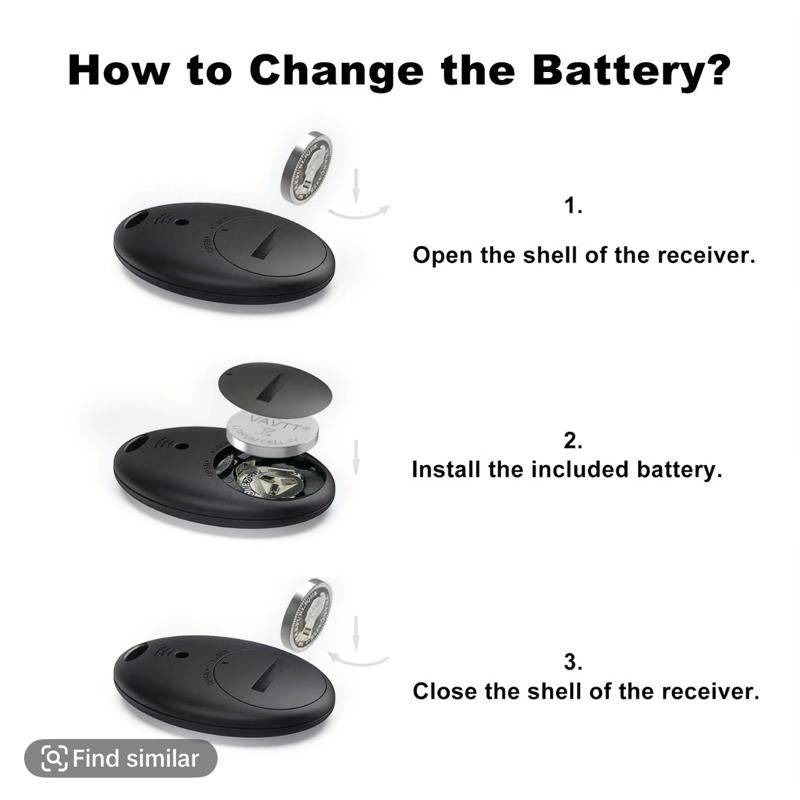 Wireless Key Finder Tracker with LED Light & Sound Alert
