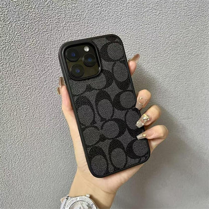 Suitable for Iphone 17，16, 15, 14, 13, 12, 11 Pro Max, High-End Leather Pattern Phone Case, Iphone 16 Plus, 15 plus Leather Phone Case for Both Boys and Girls, Shockproof Phone Case