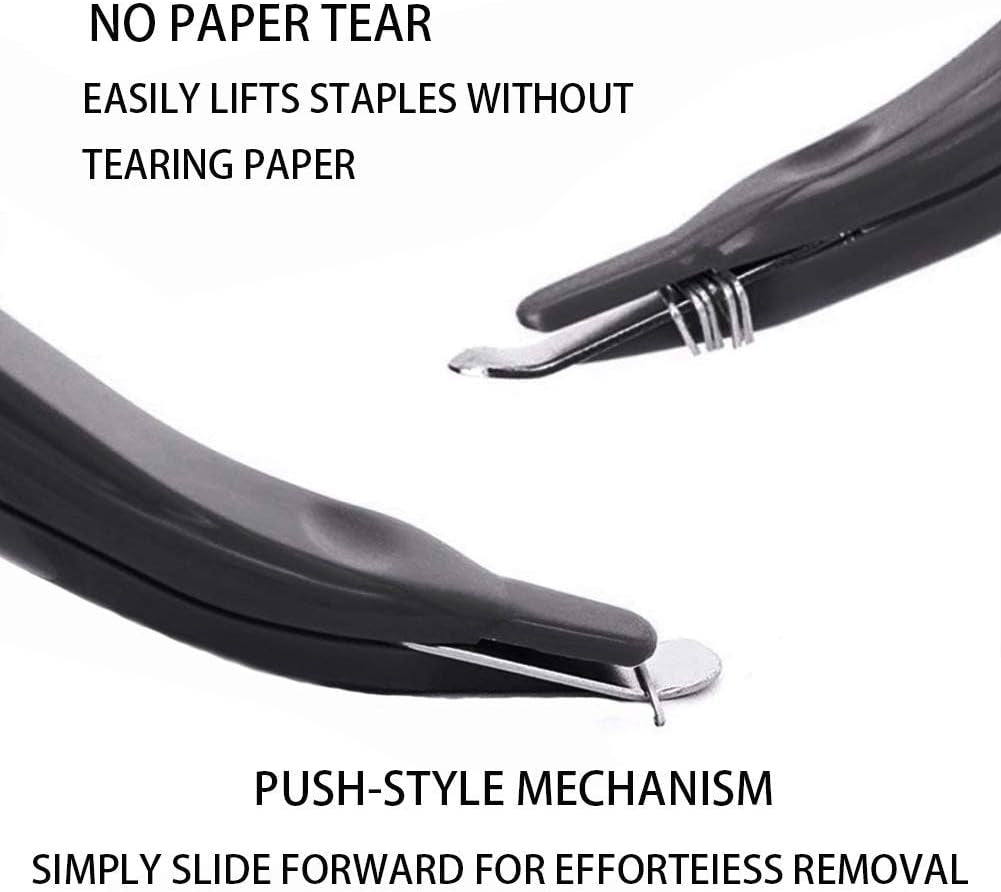 ZZTX 6 PCS Professional Magnetic Staple Remover Puller Staples Remover Staple Removal Tool for School Office Home 5 Colors