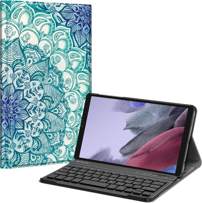 FINTIE Keyboard Case for Samsung Galaxy Tab A7 Lite 8.7 Inch 2021 Model (SM-T220/T225/T227), Slim Lightweight Stand Cover with Magnetically Detachable Wireless Bluetooth Keyboard, Black