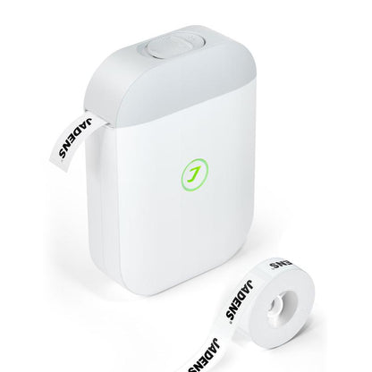 JADENS JD-11 Label Maker Machine, Wireless Bluetooth Mobile Thermal Label Printer with 3 Roll Tapes, Ink-Free with Multiple Layouts for Home, Office