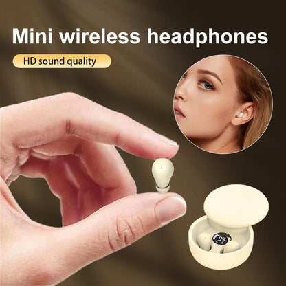 Mini Invisible Wireless Earbuds with Bluetooth 5.4