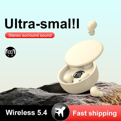 Mini Invisible Wireless Earbuds with Bluetooth 5.4