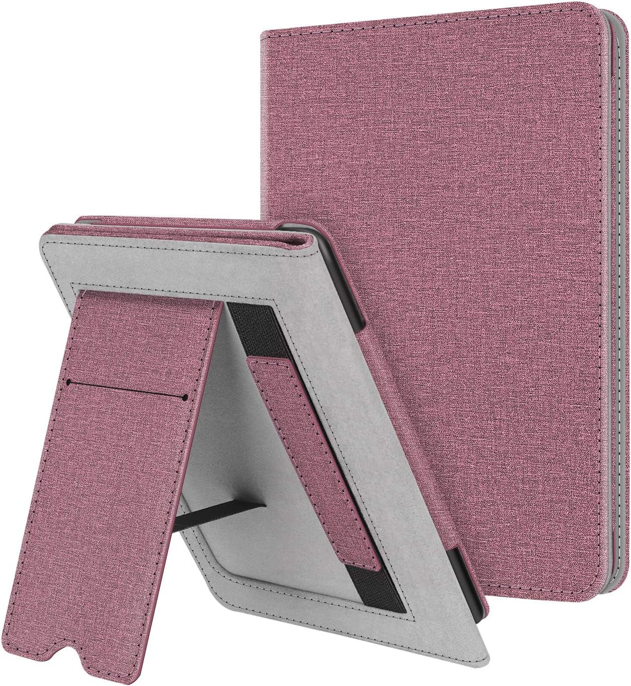 Fintie Stand Case for 6" Kindle Paperwhite (Fits 10Th Generation 2018 and All Paperwhite Generations Prior to 2018) - Premium PU Leather Sleeve Cover with Card Slot and Hand Strap, Cloudy Marble