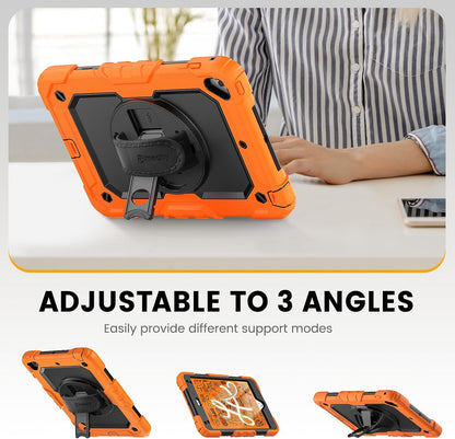 Timecity for Ipad Mini 5Th/4Th Generation Case 7.9'', for Ipad Mini 5/ Mini 4, Heavy Duty with Screen Protector, Kickstand Hand/Shoulder Strap Pencil Holder- Orange