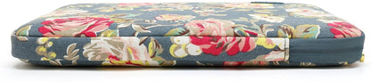 Kayond Water-Resistant Canvas 15.6 Inch Laptop Sleeve-Blue Water Hyacinth